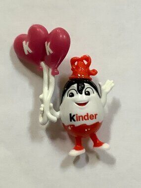 3/$10 Kinderina Kinder Surprise Toy SE297 Egg Mascot with Pink Balloons